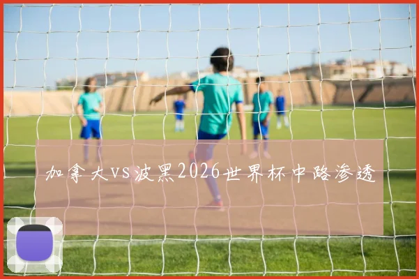 加拿大vs波黑2026世界杯中路渗透
